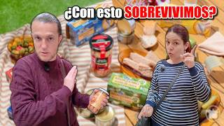 🛒 Así es la COMIDA que compramos para el CAMPING 😨 ¿Esto es suficiente? | Mercadona + Alcampo