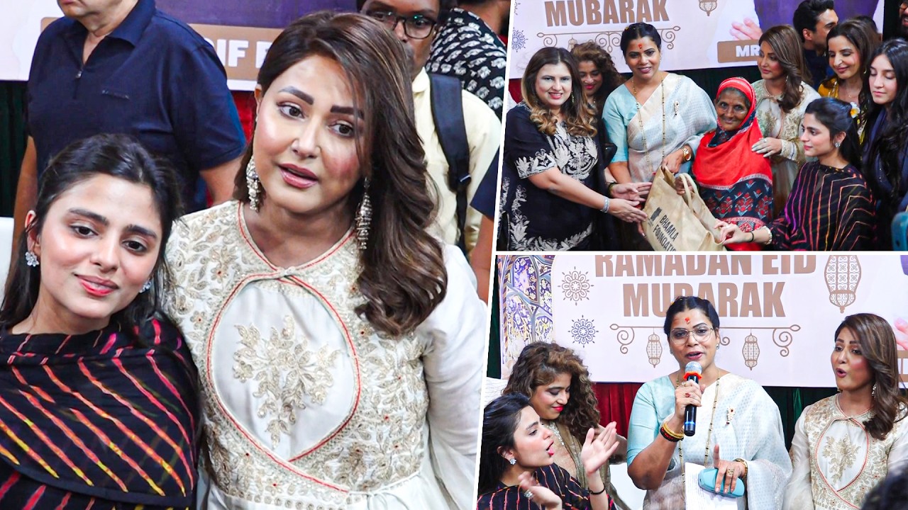 Mumbai Mayor Ritu Tawde & Hina Khan Grace Barkat-E-Ramzan Celebration By Bhamla Foundation | Eid