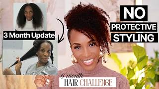 I learnt how to RETAIN LENGTH with my HAIR OUT - Hair Challenge Update