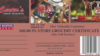 Carters Country Supercenter Smart Shopper Rewards Proposal