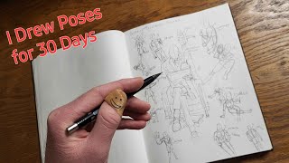 I Drew Poses for About 30 days