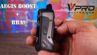 This Rebuildable Pod Mod is AWESOME! Geekvape Aegis Boost Review!