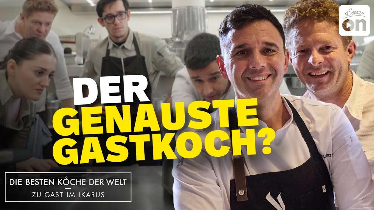 Zwei-Sterne-Perfektionist Álvaro Salazar fordert das Hangar-7 Team heraus | Zu Gast im Ikarus
