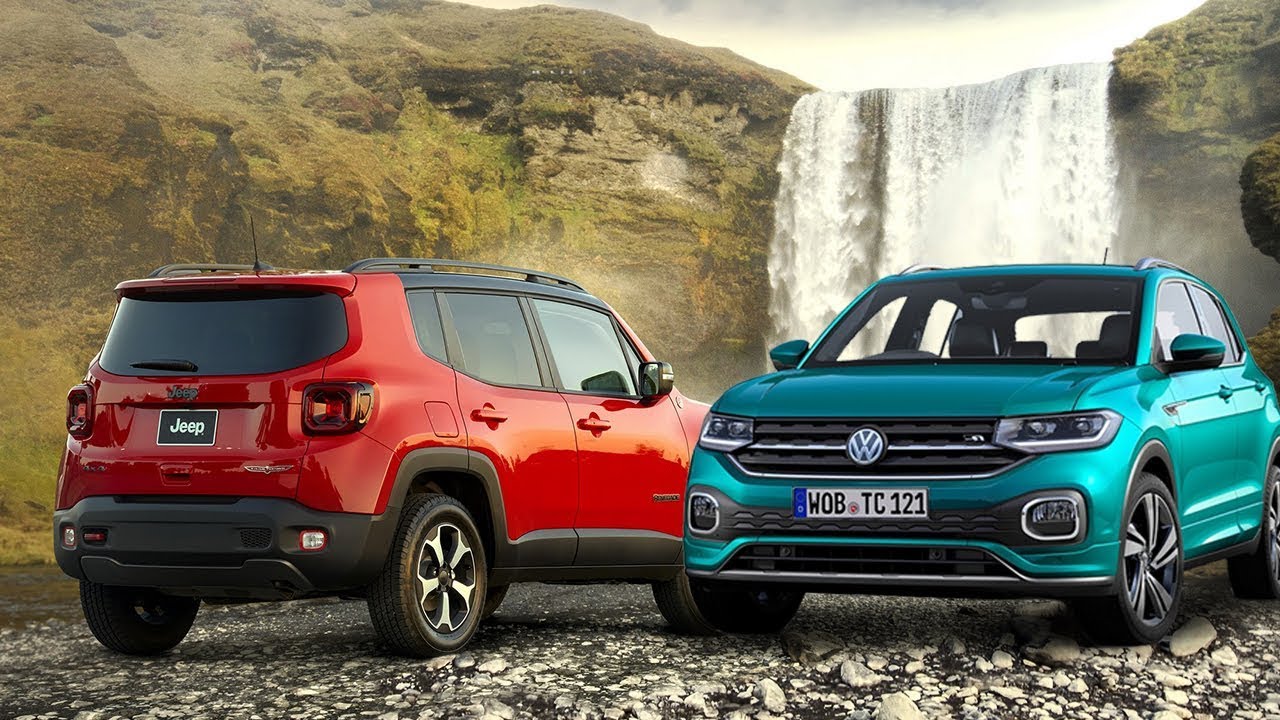 2019 Volkswagen T-Cross vs 2019 Jeep Renegade - YouTube