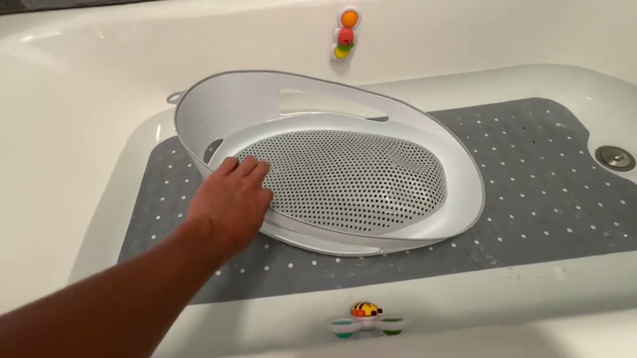 Angelcare Baby Bath Support Gray   Ideal for Babies Less Than 6 Months Old