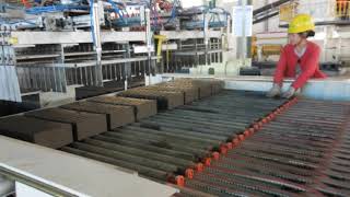 full automatic clay brick production line with robot brick setting machine