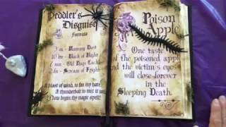 DIY Spell Book Halloween Prop