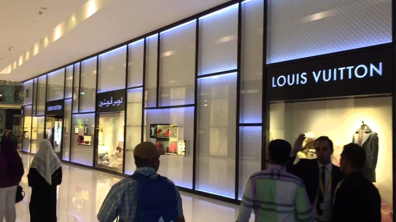 Louis Vuitton store Dubai - YouTube