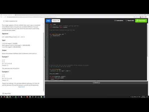 Facebook interview question: hash tables: pair sums