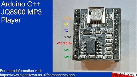 #109 Arduino C++ - JQ8900 MP3 Player