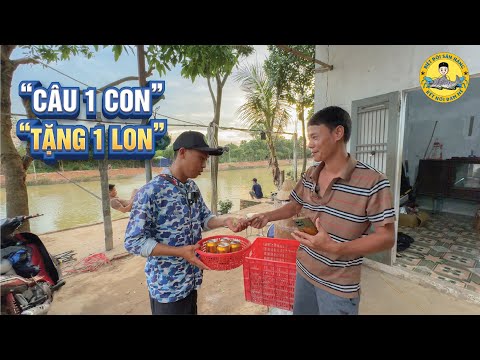 Câu “1 Con” Tặng “1 Lon” Chủ Hồ Méo Mặt 🤪🤪