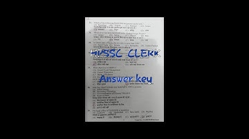 HPSSC CLERK ANSWER KEY CHECK OUT ( post code 627 )