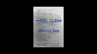 HPSSC CLERK ANSWER KEY CHECK OUT ( post code 627 )