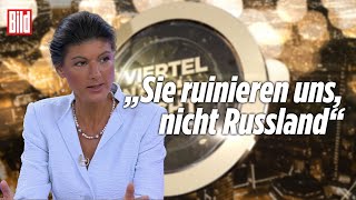 „Die Sanktionspolitik ist komplett gescheitert“ | Sahra Wagenknecht bei Viertel nach Acht