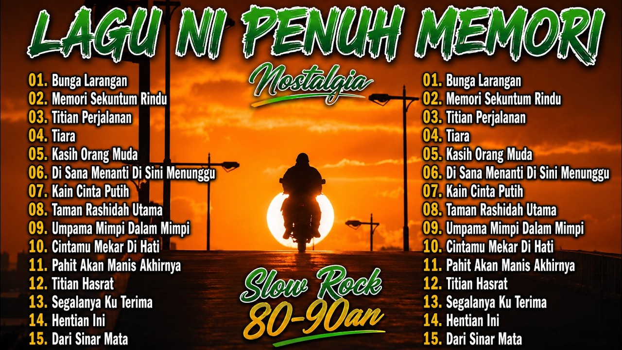 LAGU SLOW ROCK MALAYSIA 80-90AN - LAGU JIWANG 80AN DAN 90AN TERBAIK - KOLEKSI LAGU JIWANG LEGANDA