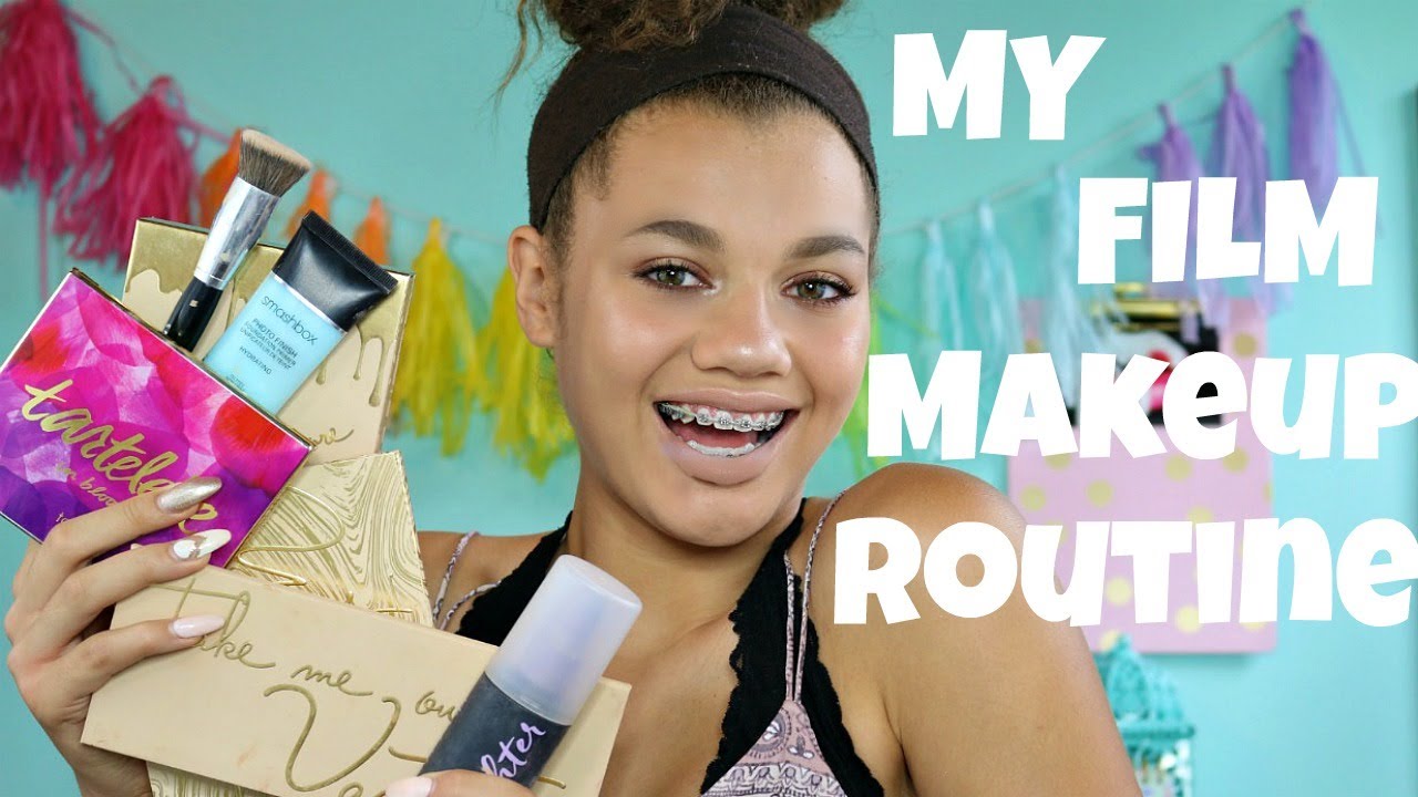 MY MAKEUP ROUTINE FOR WHEN IM FILMING FOR YOUTUBE! - YouTube