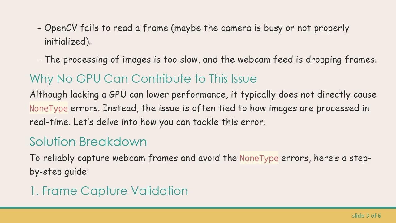 Solving 'NoneType' Errors in OpenCV and Mask R-CNN Without a GPU