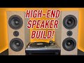 High End Stereo Speaker Build. THESE SOUND AMAZING!