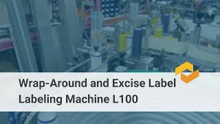 Onitex L100. Labeling Of Aluminum Beer Cans With Wrap-Around And Excise Label