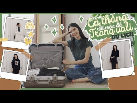 Video 30 ngày mùa thu chỉ mặc quần áo trong chiếc vali size... - youtube