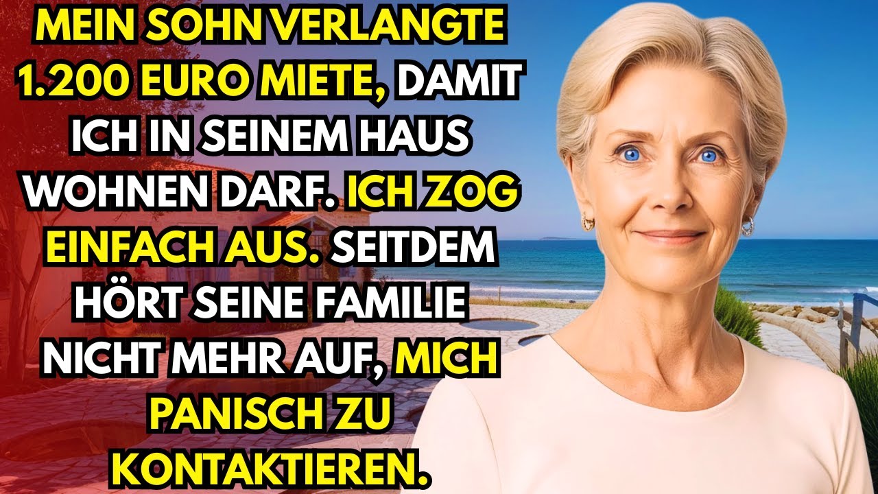 Mein Sohn wollte 1200€ Miete. Ich zog aus. Tage später: 35 verpasste Anrufe von ihm.