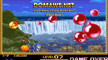 [60fps] Super Pang (Panic Mode) - Score 13,867,700 / Super Buster Bros. / 수퍼팡 패닉모드 세계신기록