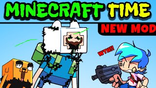 Friday Night Funkin' Pibby Minecraft Finn & Jake | Static Madness Cancelled Build  (FNF/Pibby/New)