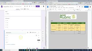 Creating Your Rubric on Google Form