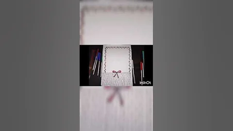 Border Designs || Assignment, Project, Notebook Cover Page Design #Shorts #art #trending#shortsvideo