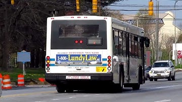 DART First State 2008 Gillig Low Floor #222 on route 1 at Philadelphia Pike and Darley Road