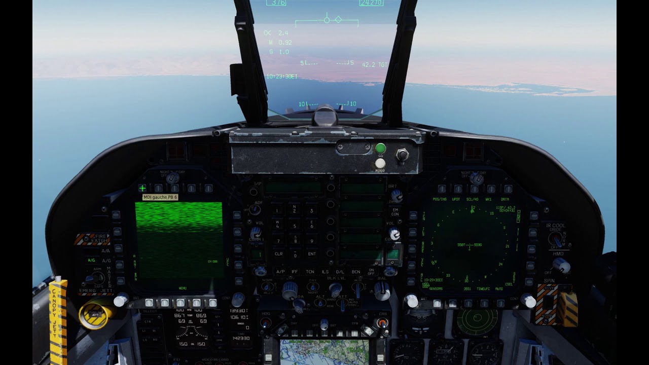 Tuto AGM84E SLAM en mode TOO avec F18C - YouTube