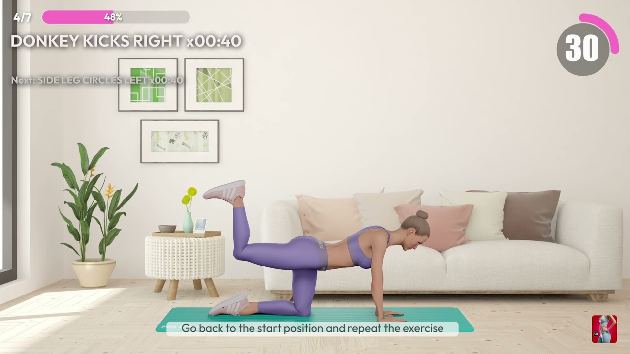 Thigh Workout 🔥 7x4 Challenge | Day 20 | Slim & Strong Legs