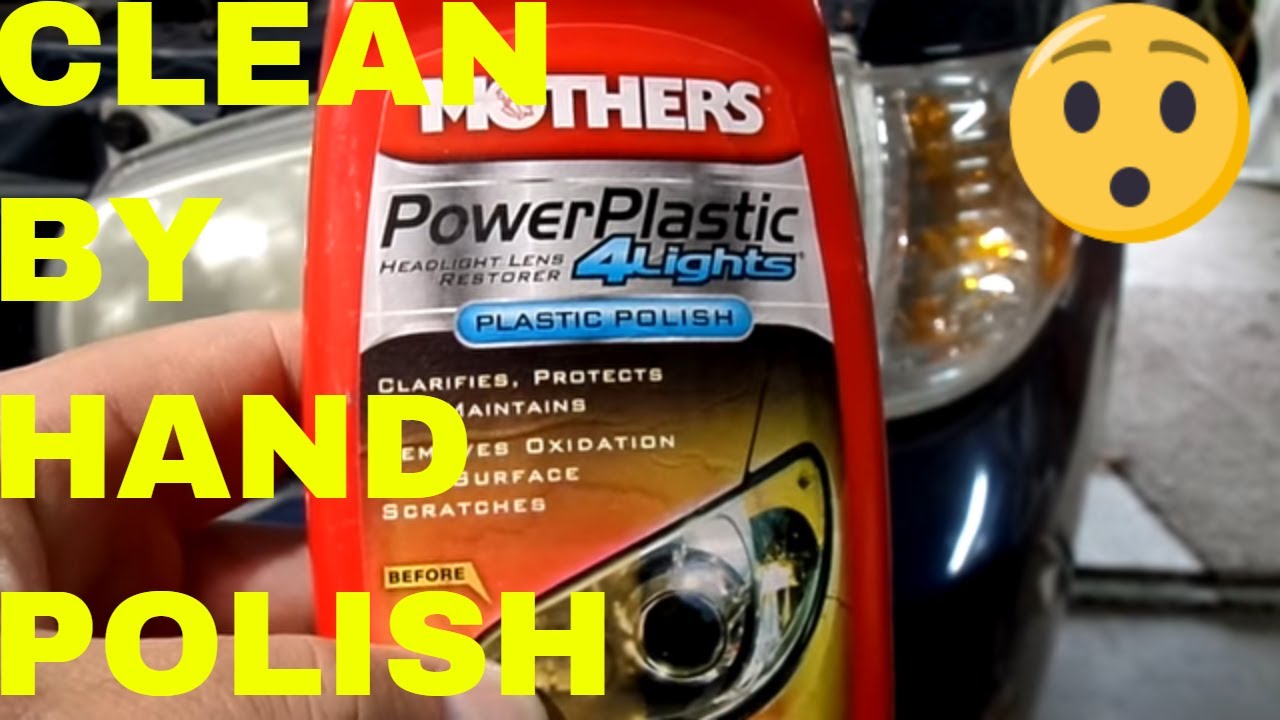 Mothers 08808 PowerPlastic 4Lights 8 oz. Plastic Polish