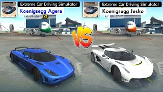 Extreme Car Driving Simulator 2021 - Koenigsegg Agera vs Koenigsegg Jesko. Who Will Win? screenshot 3