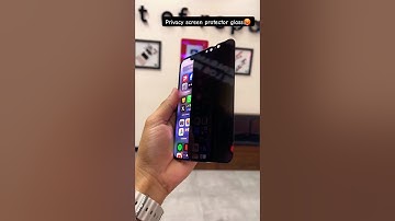 Best privacy screen protector glass for #iphone15pro  #iphone15promax  #iphone15  #iphone15plus 🫡