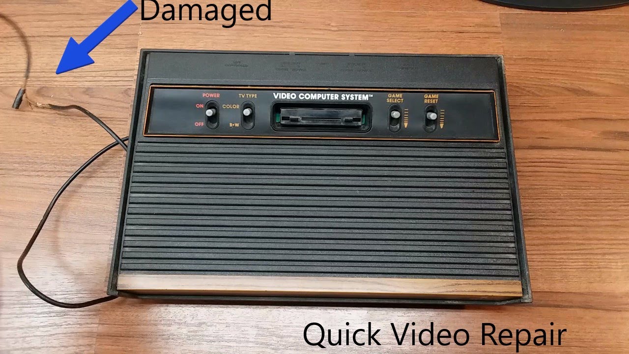 Atari 2600 Video Cable Repair YouTube