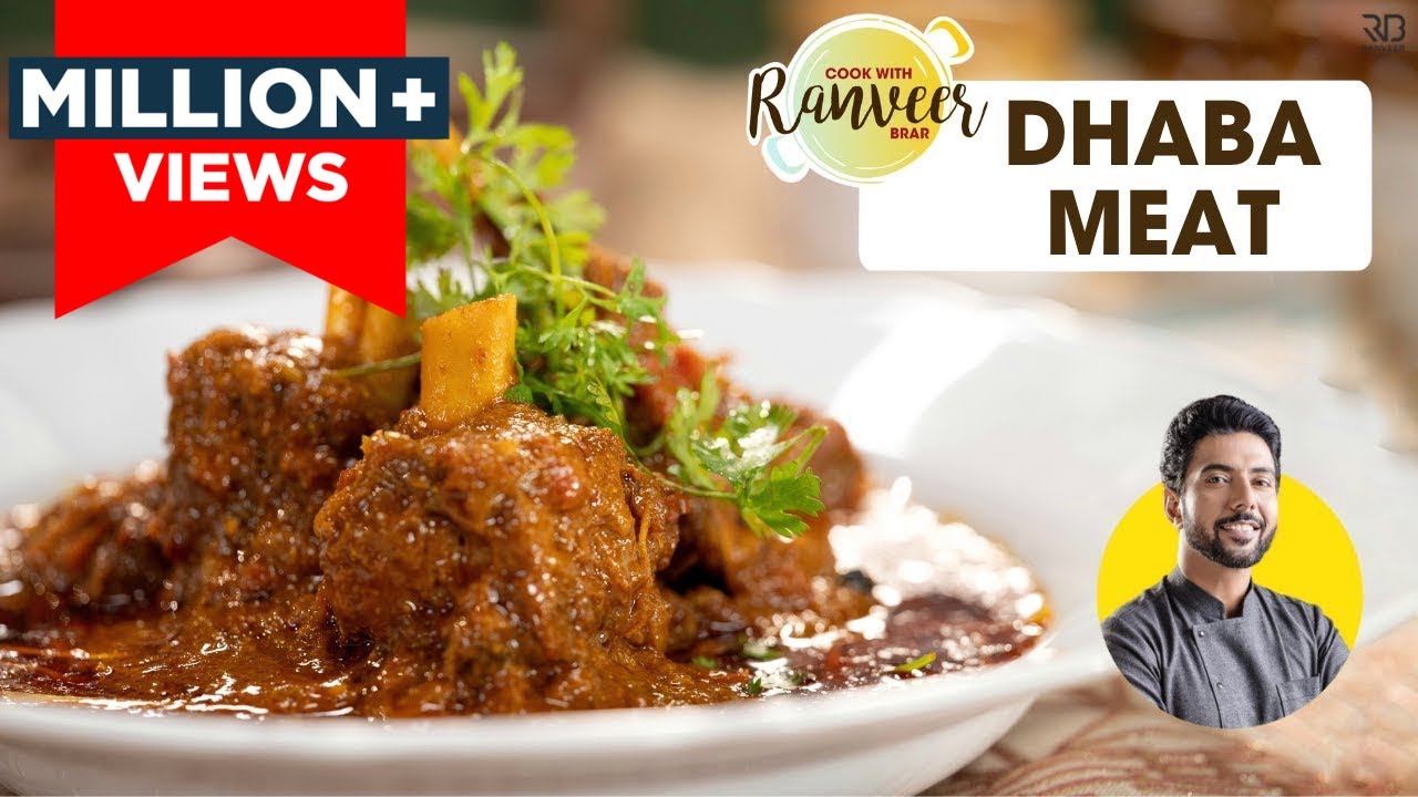Dhaba Mutton curry | ढाबा मीट । कुकर में बनाएँ ढाबा मटन करी | Simplest mutton recipe | Chef Ranveer | Chef Ranveer Brar