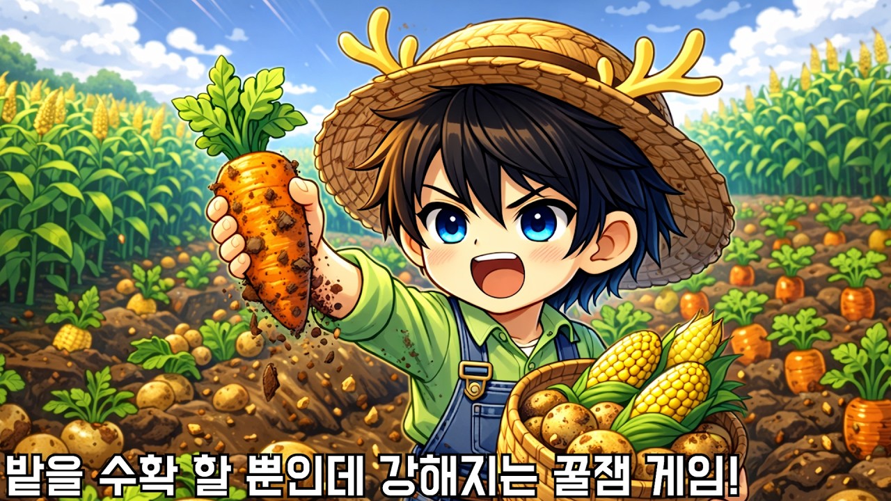 [채소밭무쌍] 밭을 수확 할 뿐인데 강해지는 꿀잼 게임!! (Agrivore)