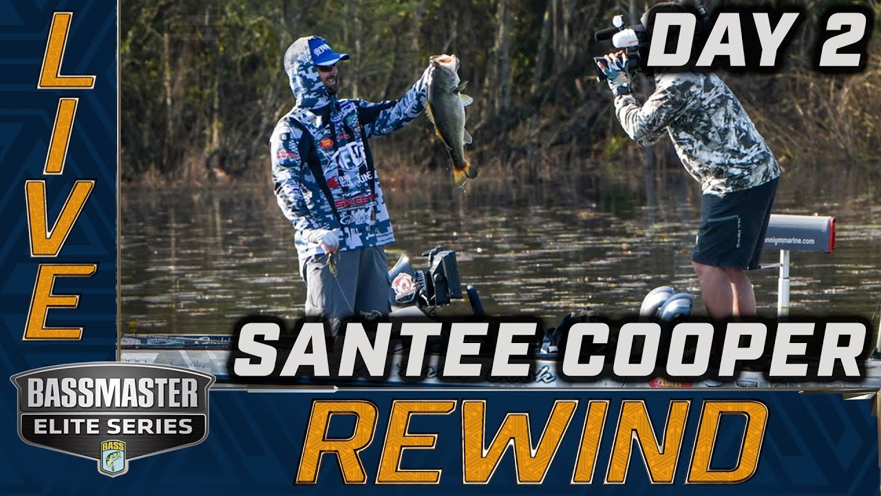 2022 Bassmaster LIVE at Santee Cooper Lakes Day 2 (FRIDAY) YouTube