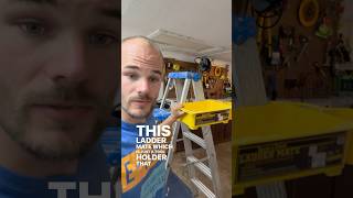 Testing the ladder mate tool holder weight capacity. #tools Testing the ladder mate tool holder weight capacity. #tools