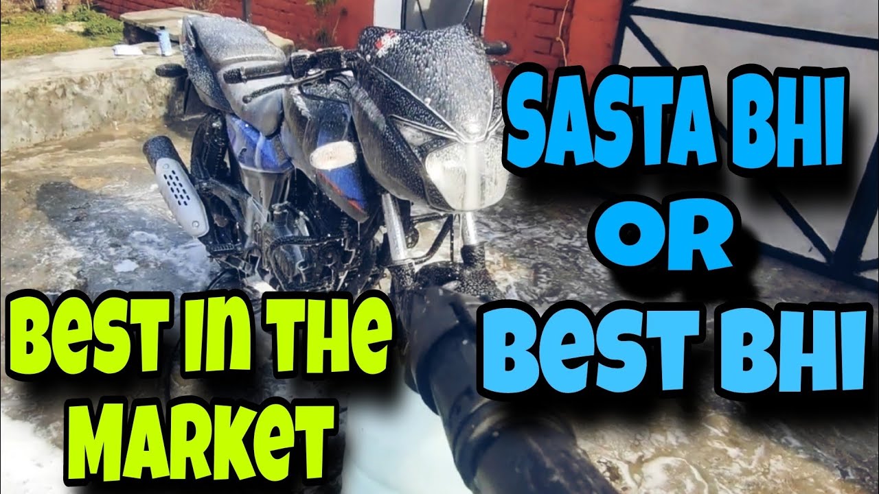 Best Foam Wash Shampoo For Car and Bikes Foxcare Foam Wash Shampoo