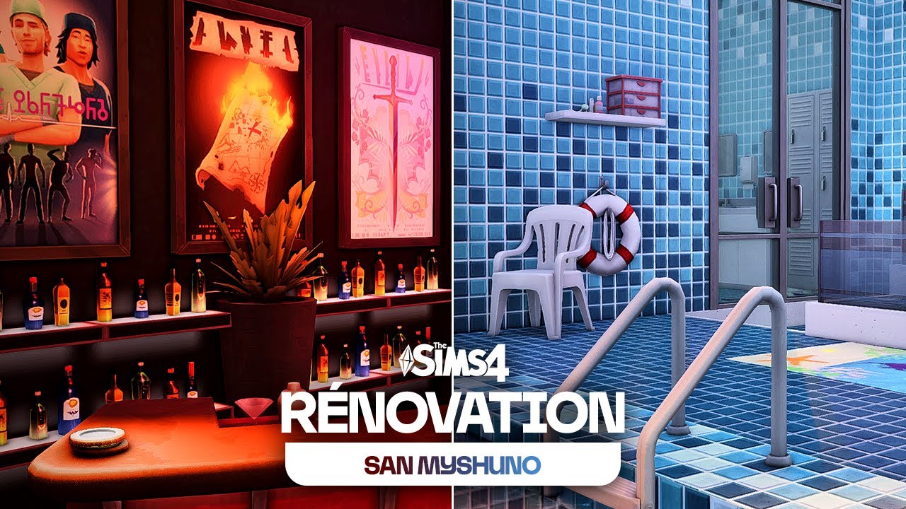 Création d'un Cinéma et d'une Piscine à San Myshuno ! 🎥 [SIMS 4 CONSTRUCTION]
