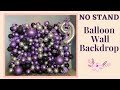 Diy Balloon Wall Backdrop/No Stand Balloon Wall Backdrop/Black Panther Balloon Theme/Balloon Wall