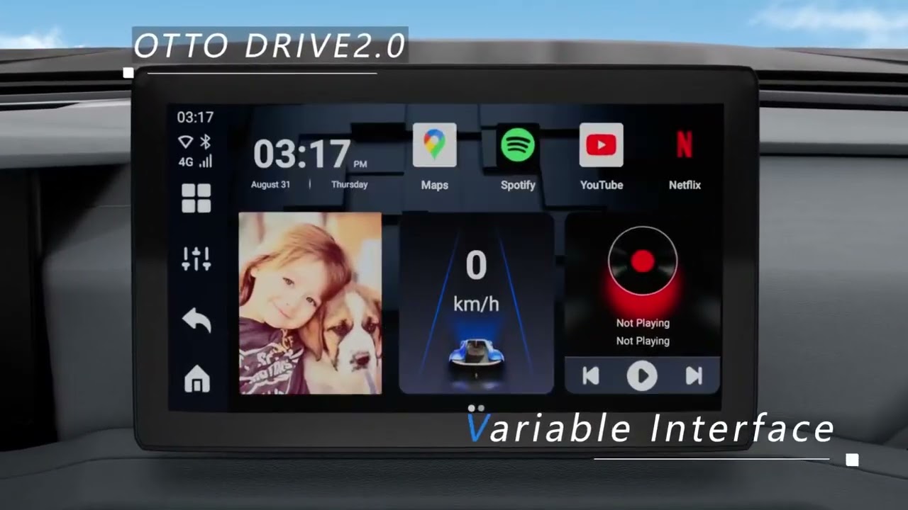 OTTOCAST OttoAibox P3 CarPlay AI Box Wireless Android Auto Smart TV