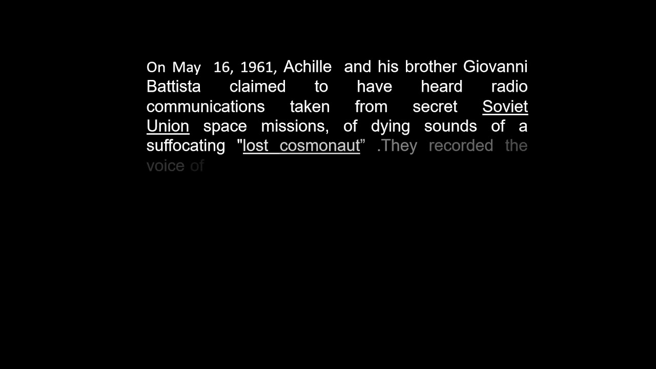 eps 49: female cosmonaut lost in space