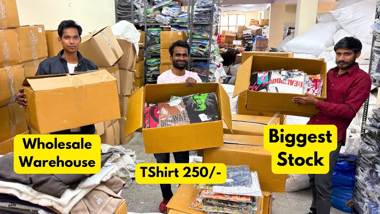 100% Original Clothes with Bill | Shirts 199/-Wholesale Stock | Export Surplus -Wholesale Warehouse