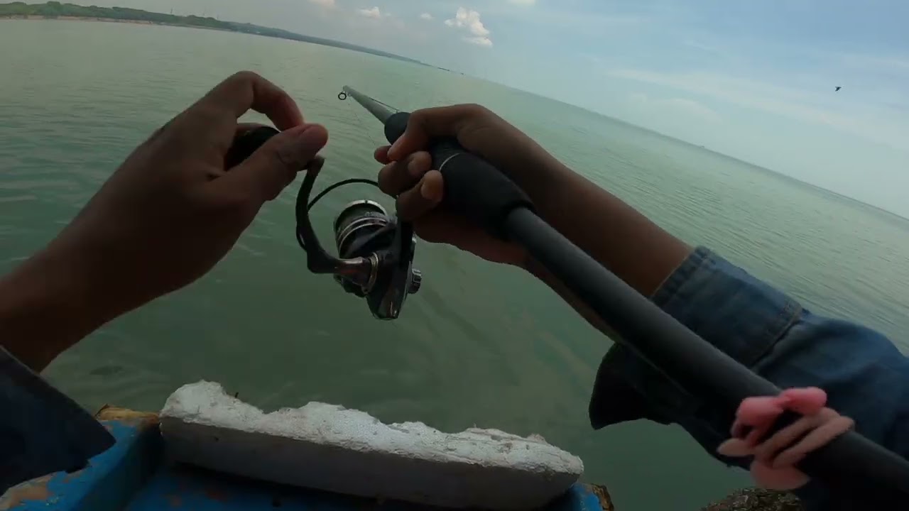 Mancing  casting di suramadu dapet sambaran bertubi tubi!!! 