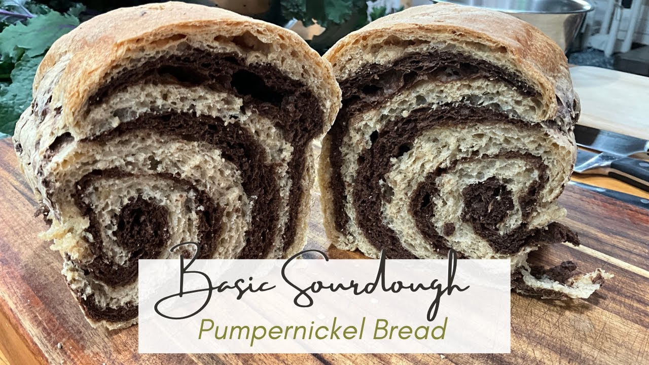 Basic Sourdough Pumpernickel Bread YouTube