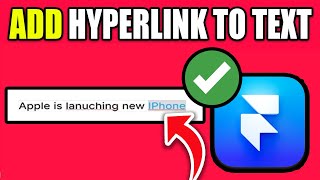 How To Add Hyperlink To Text In Framer | Add Website Link To Text In Framer