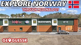 Norway McDonald's Locations on GeoGuessr - American gets a Perfect Score!